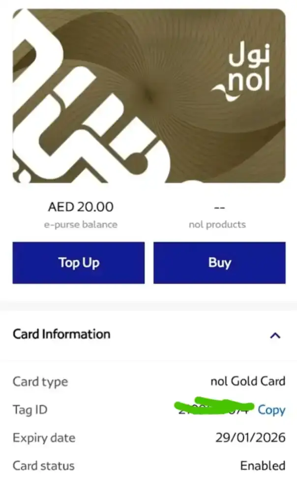 NOL card recharge using nol pay app