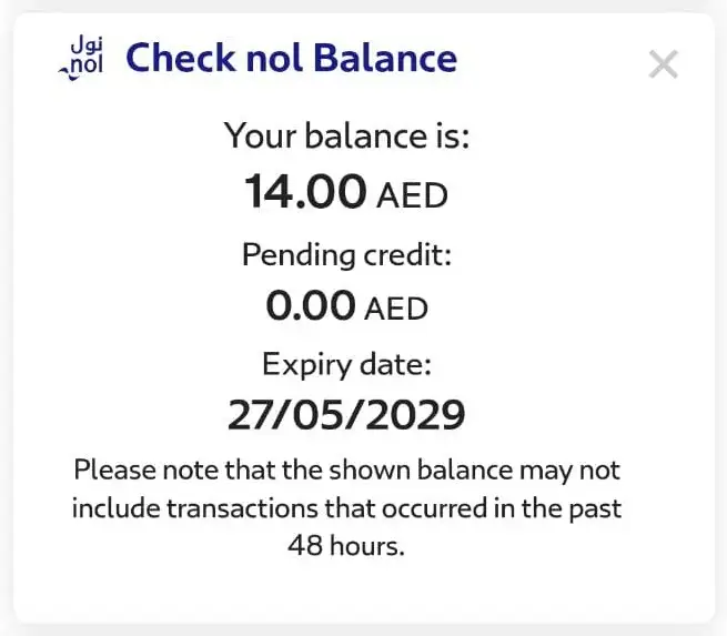 view your nol card balance
