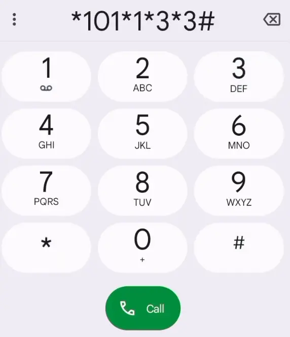 USSD code to check Etisalat number