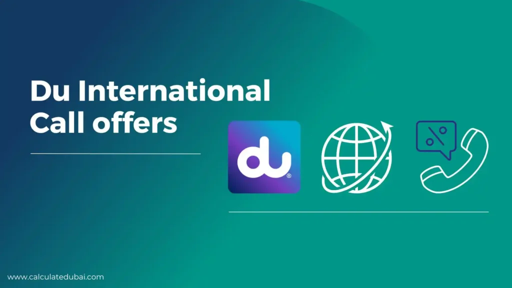 Du international Call offers