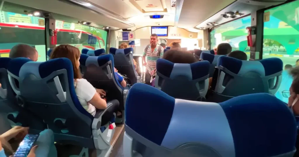 inside dubai to abu dhabi bus